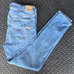 American Eagle Outfitters Light Blue Skinny Jeans 12 Long